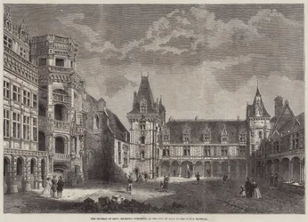 The Chateau of Blois, recently presented by the City of Blois to the Prince Imperial